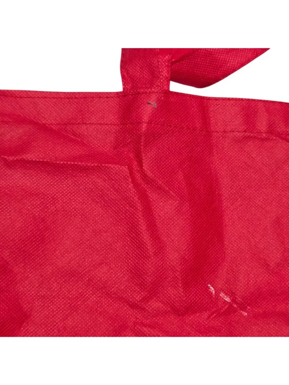 Verizon FiOS Red Tote Bag Non Woven Reusable Handles Shopping Errands Recycle